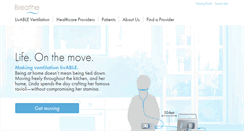 Desktop Screenshot of breathetechnologies.com